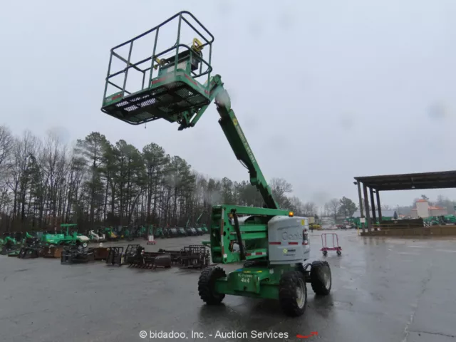 2014 Genie Z-45 25J 45' 4WD Diesel Articulating Boom Lift Man Aerial Jib