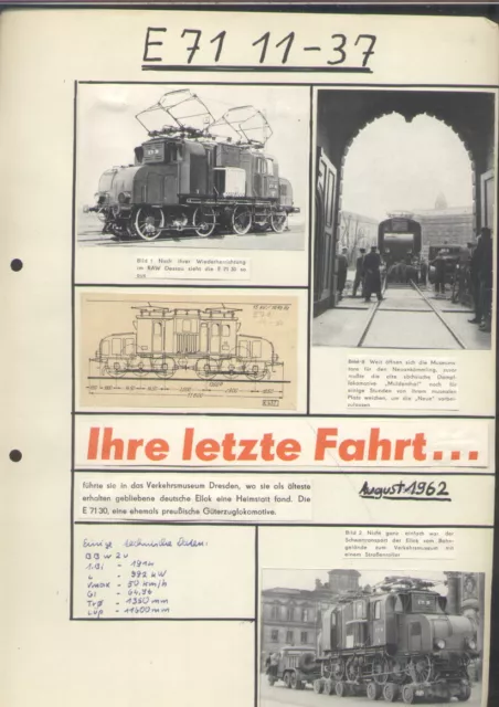 Sammlung Fotos/Zeitungsabschnitte auf 40 Din A4-Blättern von Dampflokomotiven