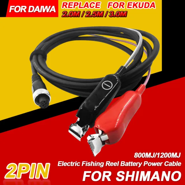 10000MAH ELECTRIC FISHING Reel Battery+Charger+Cable For Daiwa Tanacom  shimano £68.94 - PicClick UK
