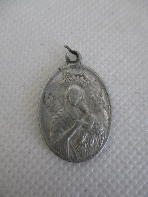 RELIGIOSA ANCIENNE MEDAILLE Religieuse Ego Sum Panis Vivus Jesus Christ
