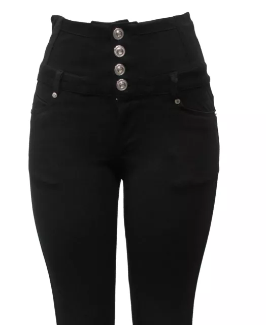 High waist stretch jeggings new black skinny fashion jeans ladies leggings