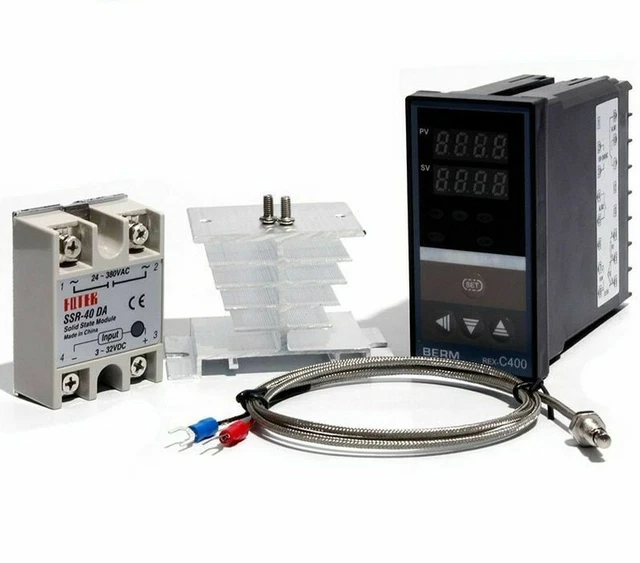 DIGITAL THERMOSTAT PID Temperature Controller Thermostat 40DA Kit ...