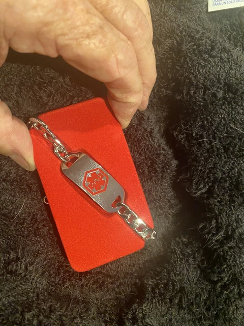 Pulsera alerta médica diabético
