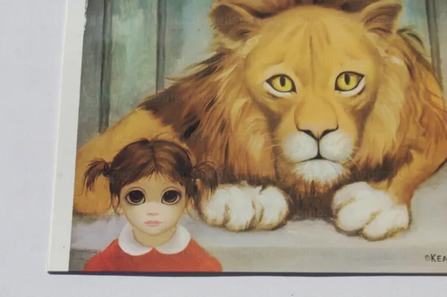 Walter / Margaret Keane Big eyed Girl, The Lion and the Child, Blank Note Card 3
