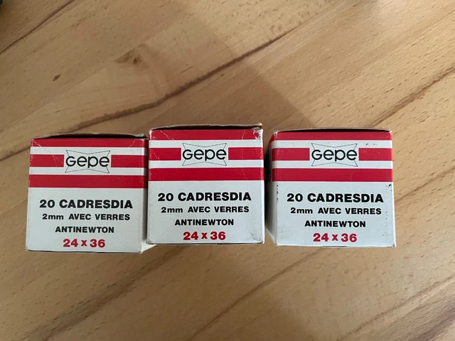 Gepe 24 x 36 Anti-Newton Diarahmen - 2 mm 60 Stück -  Gepe 6002