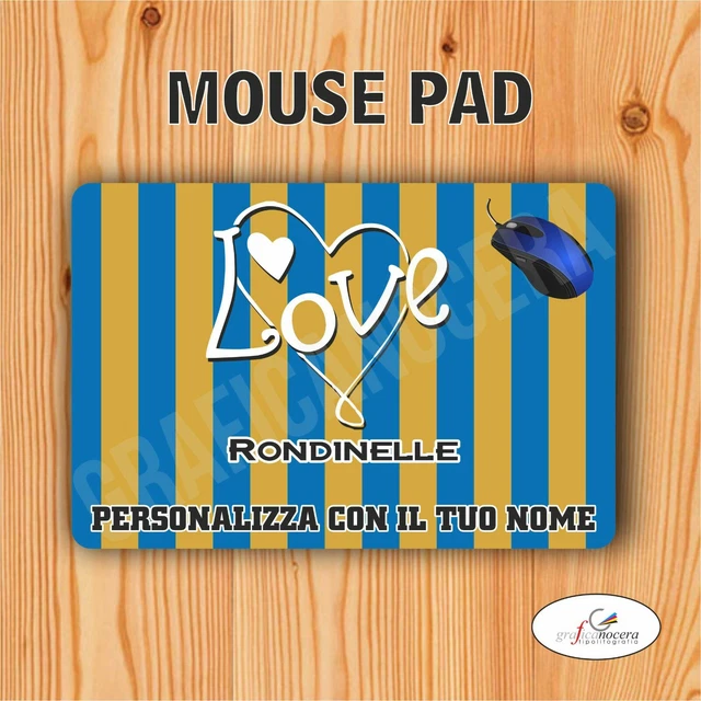 MOUSEPAD tappetino per il mouse LEGAMI disco in vinile LETS ROCK h 2,5mm
