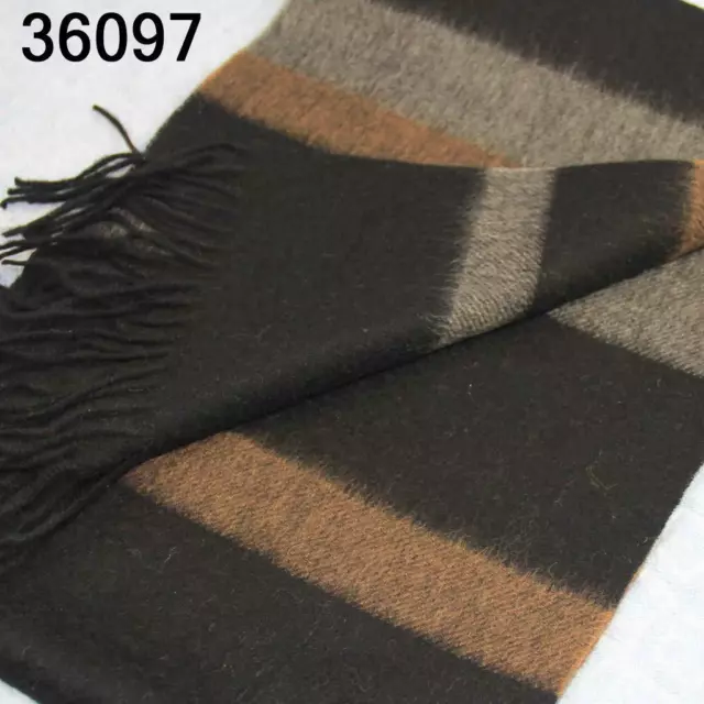 Sale New Vintage Mans Cashmere Wool Warm Striped Scarves Scarf GIFT 56097