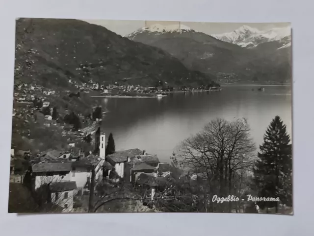 OGGEBBIO ( VERBANIA ) Panorama  del Paese è  Veduta del Lago , Vg 1963 F.g.