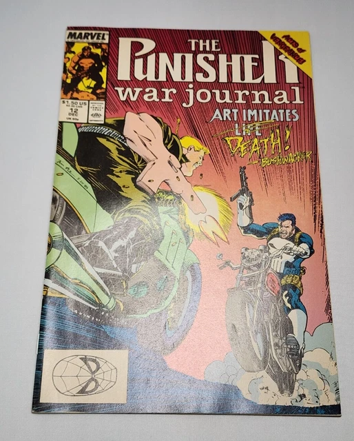 The Punisher War Journal #12, Vol. 1 - Jim Lee Art! (Marvel Comics, 1989)