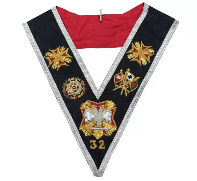 Masonic Regalia Rose Croix 32nd Degree Collar - Superior Quality MA502