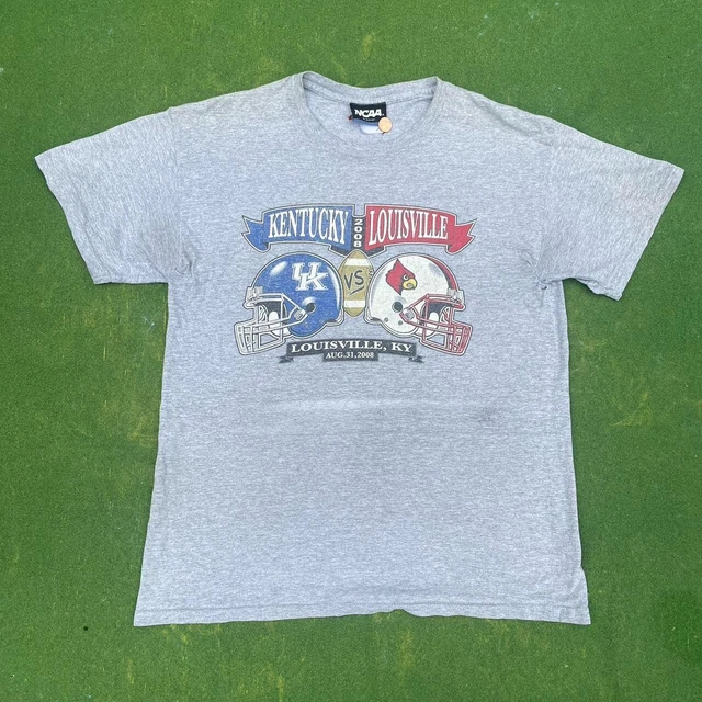 NCAA Kentucky Vs Louisville football t-shirt size M