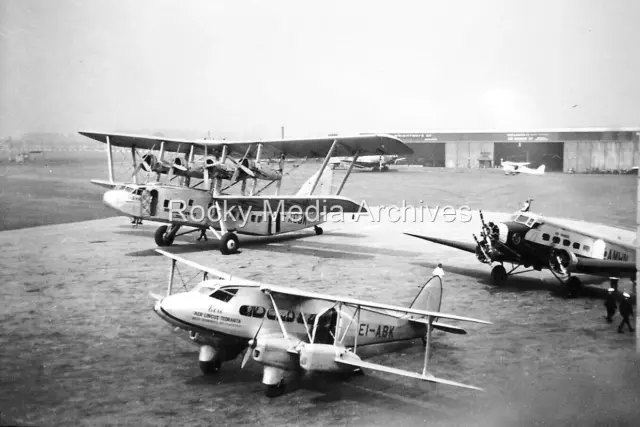 Hbn-27 Aer Lingus, Imperial Airways, Air France, Croydon Airport. Photo