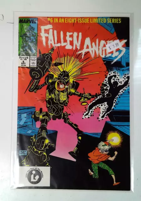 Fallen Angels #6 Marvel Comics (1987) VF/NM 1st Print Comic Book
