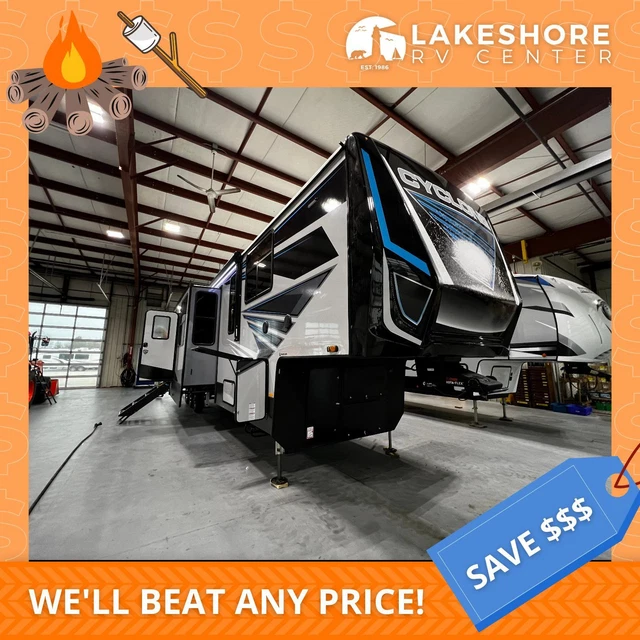 2023 Heartland Cyclone 4006 Fifth Wheel Camper Rv Toy Hauler - Last One In Stock