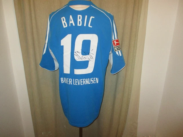 Bayer 04 Leverkusen Adidas Auswärts Trikot 2005/06 "RWE" + Nr.19 Babic Gr.L