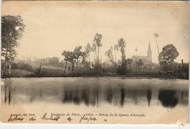 CPA Environs de Flers-ATHIS - Etang de la Queue d'Aronde (138415)