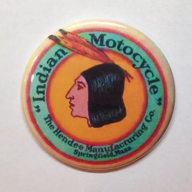 Indian Motorcycle Hendee Manufacturing Advertising Pocket Mirror Vintage Style