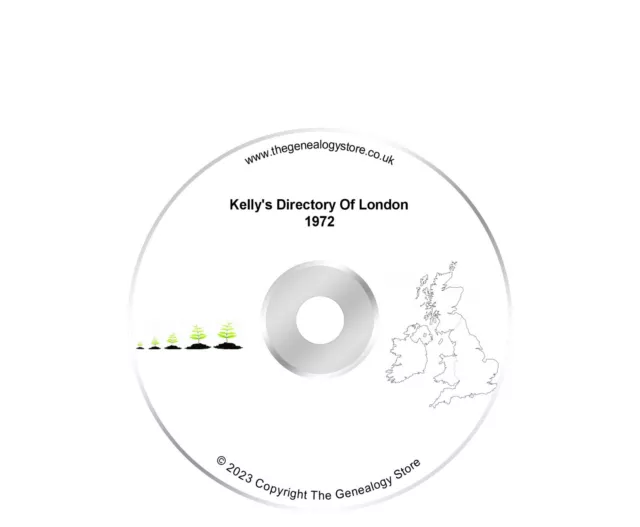 Kelly's Post Office Directory Of London 1972