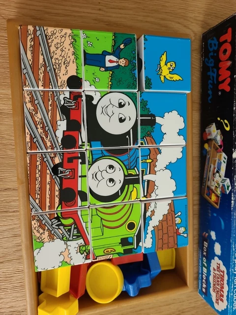 Thomas Fun Box VINTAGE THOMAS TANK Engine & Friends Big Fun Box Of Blocks Tomy £11.00 ...
