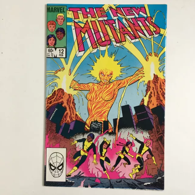 The New Mutants #12 VF/NM 1984 Marvel Comics Series 1st Print Comic Book