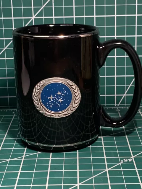 Metal mug with Starfleet Headquarters logo Star Trek subscriber exclusive
