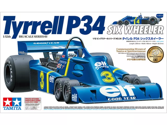 Tamiya 12036 - 1/12 Tyrrell P34 Six Wheeler - Neuf