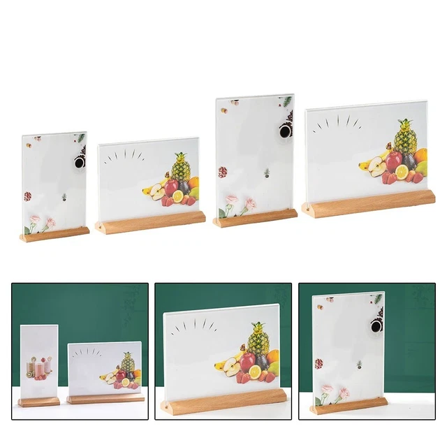 Putuo Decor Targa in acrilico con base in legno, regalo per nonna