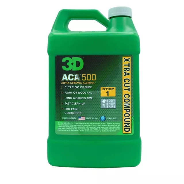 3D ACA 500 X-Tra Cut Compound 128 oz.