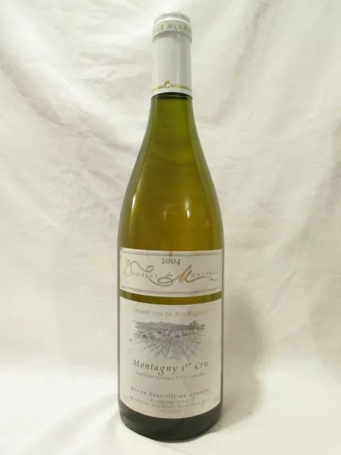 montagny domaine de la montorge premier cru blanc 2004 - bourgogne france