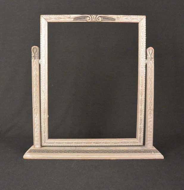ART DECO CARVED Wooden Moulding Swivel Picture Frame 7x9 39.75 PicClick