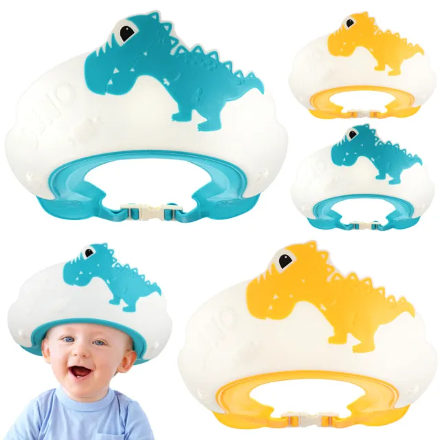 1 pièces élastique dessin animé bébé imperméable bonnet de douche bébé  cache-oreilles shampooing chapeau ombrage chapeau enfants coupe de cheveux
