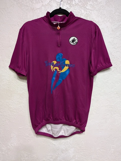 Maillot Cycliste Vintage Castelli - ONCE Giant - Noir - Taille Homme XL