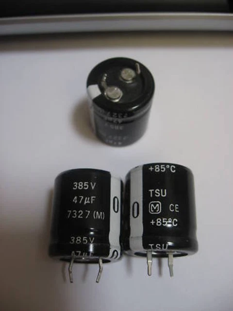 Lot De 5 Condensateurs 2.2µF 63v 10% ROPEL KSP4 – Axiaux 4 Pattes Pour Réparation électronique