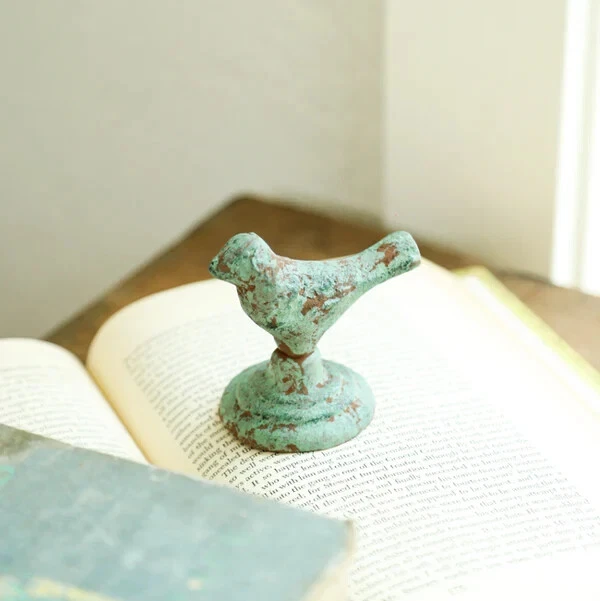 CTW Home Collection Cast Iron Chickadee Bird Figurine-3" H-NEW SALE