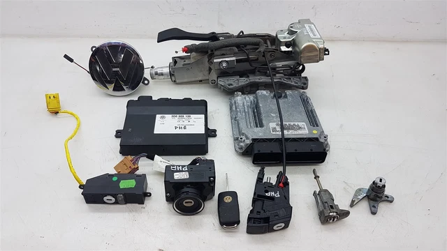 2007 Vw Phaeton 3.0 Tdi V6 3D Engine Control Unit Ecu And Key Kit 3D0907401A