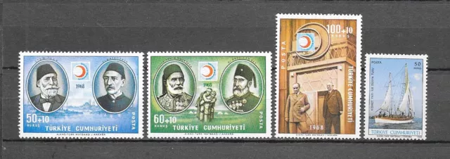 TURKEY TURQUIE - 1968 YT 1870 à 1873 - TIMBRES NEUFS** MNH LUXE