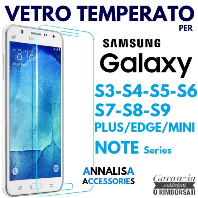 Film Verre Trempé Samsung Galaxy S3/S4/S5/ S6/S7/S8/ S9 Plus / Edge / Note