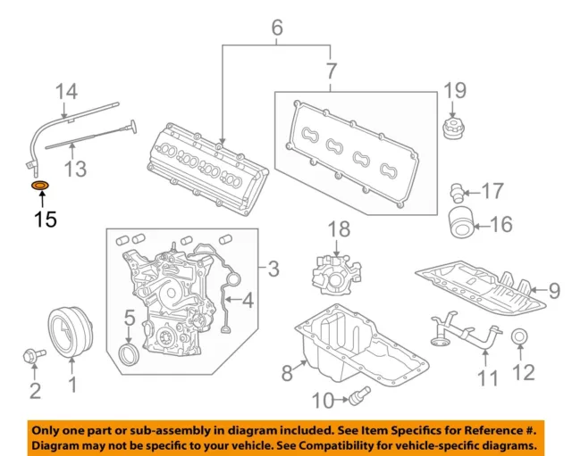 CHRYSLER OEM 09-11 1500 Classic Engine Engine Parts-Tube O-Ring 53021144AA