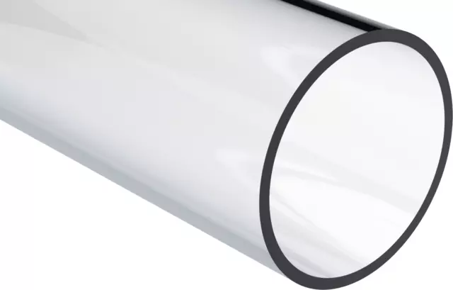 Acrylic Round Tube (Extruded) Clear, 4-1/2" ID x 4-3/4" OD, 12" Length