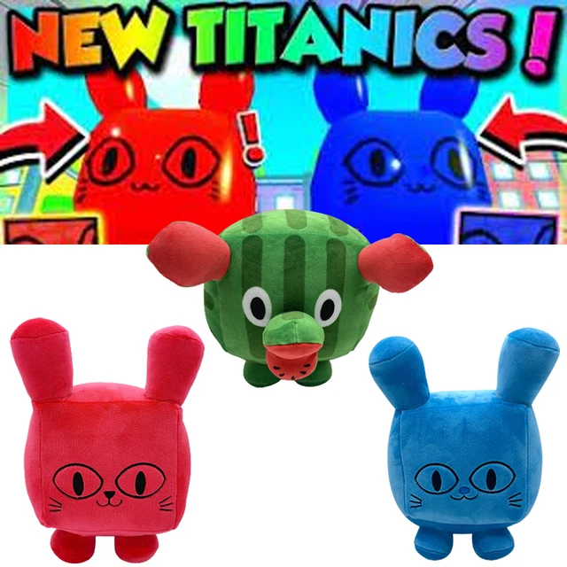 Roblox Pet Simulator X Titanic Red Balloon Cat Plush