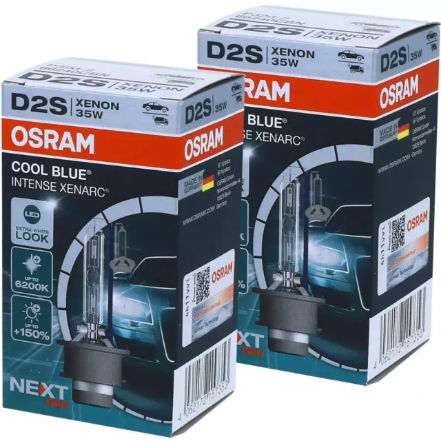 OSRAM D2S 66240CBN COOL BLUE Intense (NEXT GEN) Xenon Brenner für Audi Porsche