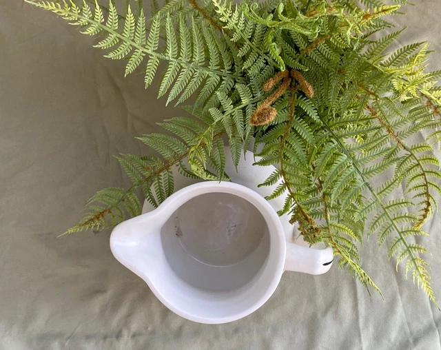 Vintage Railroad Restaurant Ironstone Pitcher, Onondaga O.P. Co. Syracuse China 2