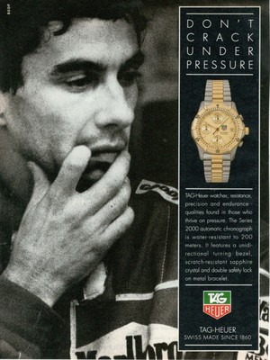 1992 PUBBLICITA' TAG HEUER OROLOGIO serie 2000 Automatic AYRTON SENNA EUR  9,99 - PicClick IT