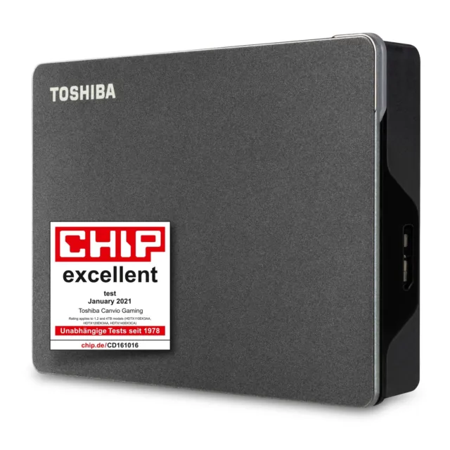 Toshiba 4TB Canvio Gaming - Portable External Hard Drive compatible with most Pl