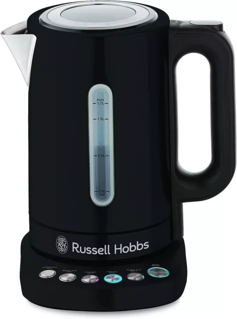 Russell Hobbs Addison Kettle 1.7L - 5 Temp Settings, Keep Warm Function