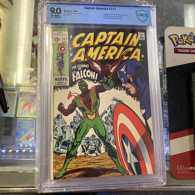 CBCS 9.0 CAPTAIN AMERICA #117 1st Appearance of FALCON (Sam Wilson) Marvel 1969