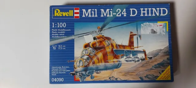 Plastikmodellbau 1:100 REVELL 04090 Mil Mi-24 D HIND Helikopter Hubschrauber