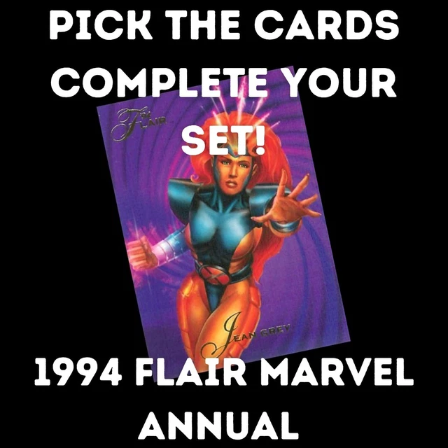 1994 Flair Marvel Annual Choose Your Card/Complete Your Set Near Mint