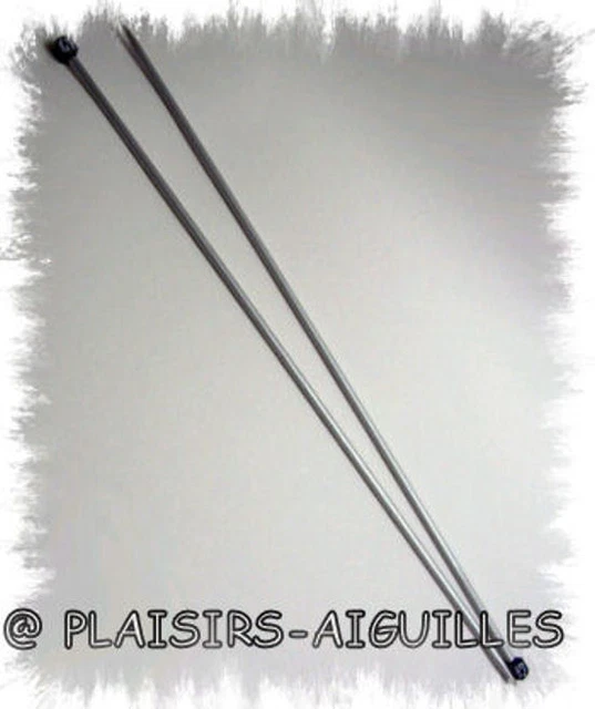 Aiguilles Tricot N°25 - Plastique - 40cm AIGUILLES N° 9 Longueur d'aiguilles 40 cm (Longues Aiguilles Tricot N°25 - Plastique - 40cm AIGUILLES N° 9 Longueur d'aiguilles 40 cm (Longues