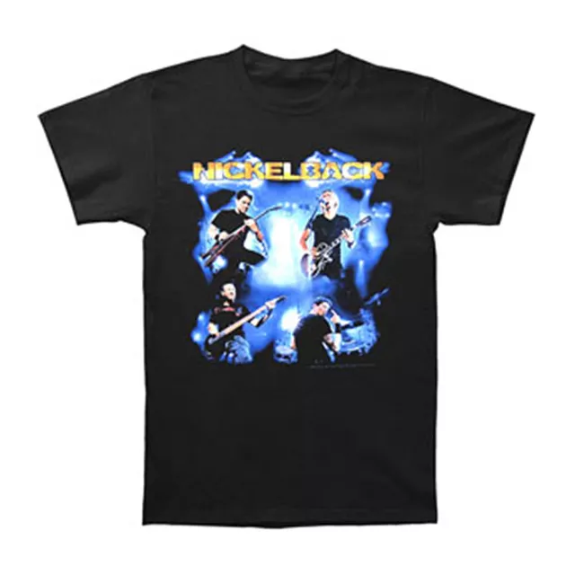 Men's Nickelback Collage Photo 09 Tour T-shirt Small Black